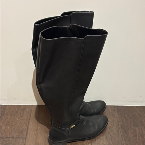 IMNYC ISAAC MIZRAHI TALL LEATHER RIDING BOOTS size 8M - Picture 6 of 9